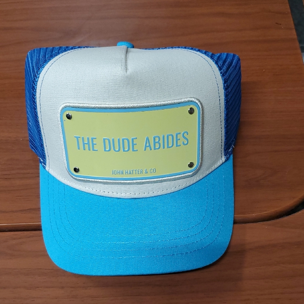 Blue and White Trucker Hat